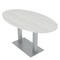 Skutchi Designs 33.5 in W, 69.5 in L, 29 in H, Engineered Wood Top, White HAR-BOVL-34X70-DOU-WHCYPRESS - alternate 1